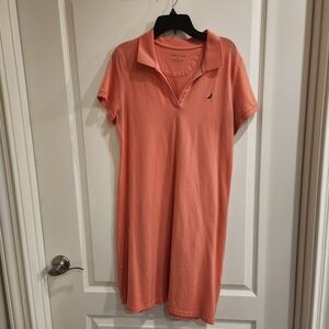 Nautica Coral Polo Dress